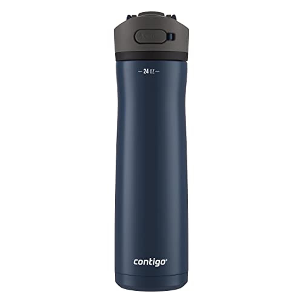 Contigo Ashland 2.0 Water Bottle with AUTOSPOUT Lid, 24oz., Blue Corn M81T