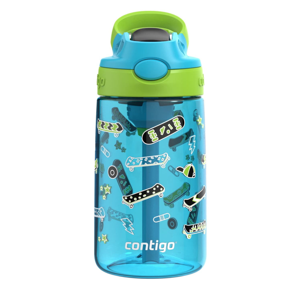 Contigo Aubrey Leak-Proof Spill-Proof Water Bottle, Blue, 14 oz. M04H