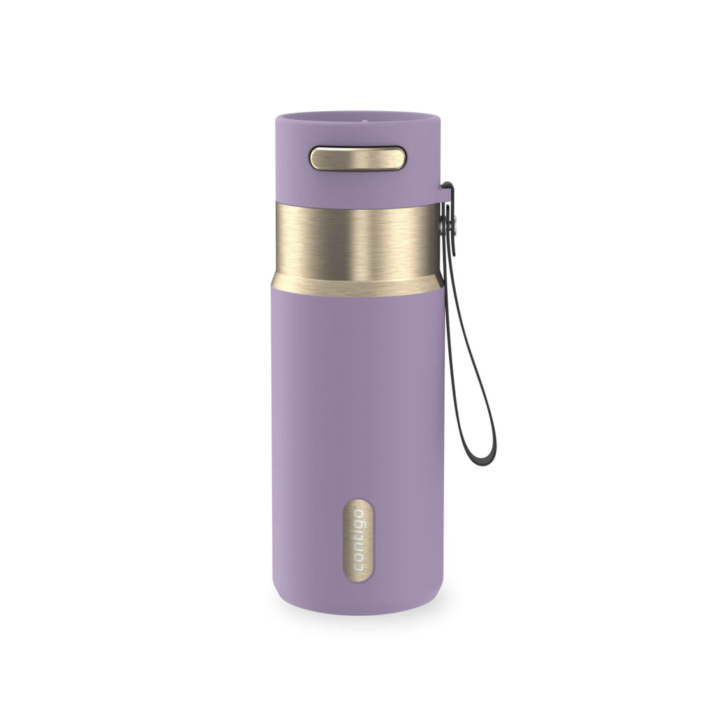 Contigo AutoSeal 16 oz Leakproof Water Bottle with Carrying Strap M23B