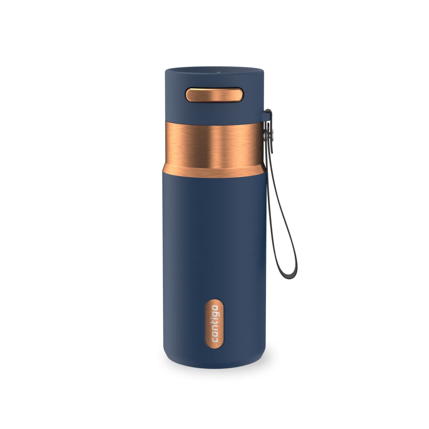 Contigo AutoSeal 16 oz Leakproof Water Bottle with Carrying Strap M23B