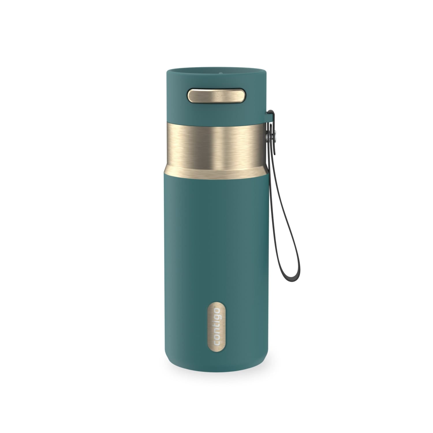 Contigo AutoSeal 16 oz Leakproof Water Bottle with Carrying Strap M23B