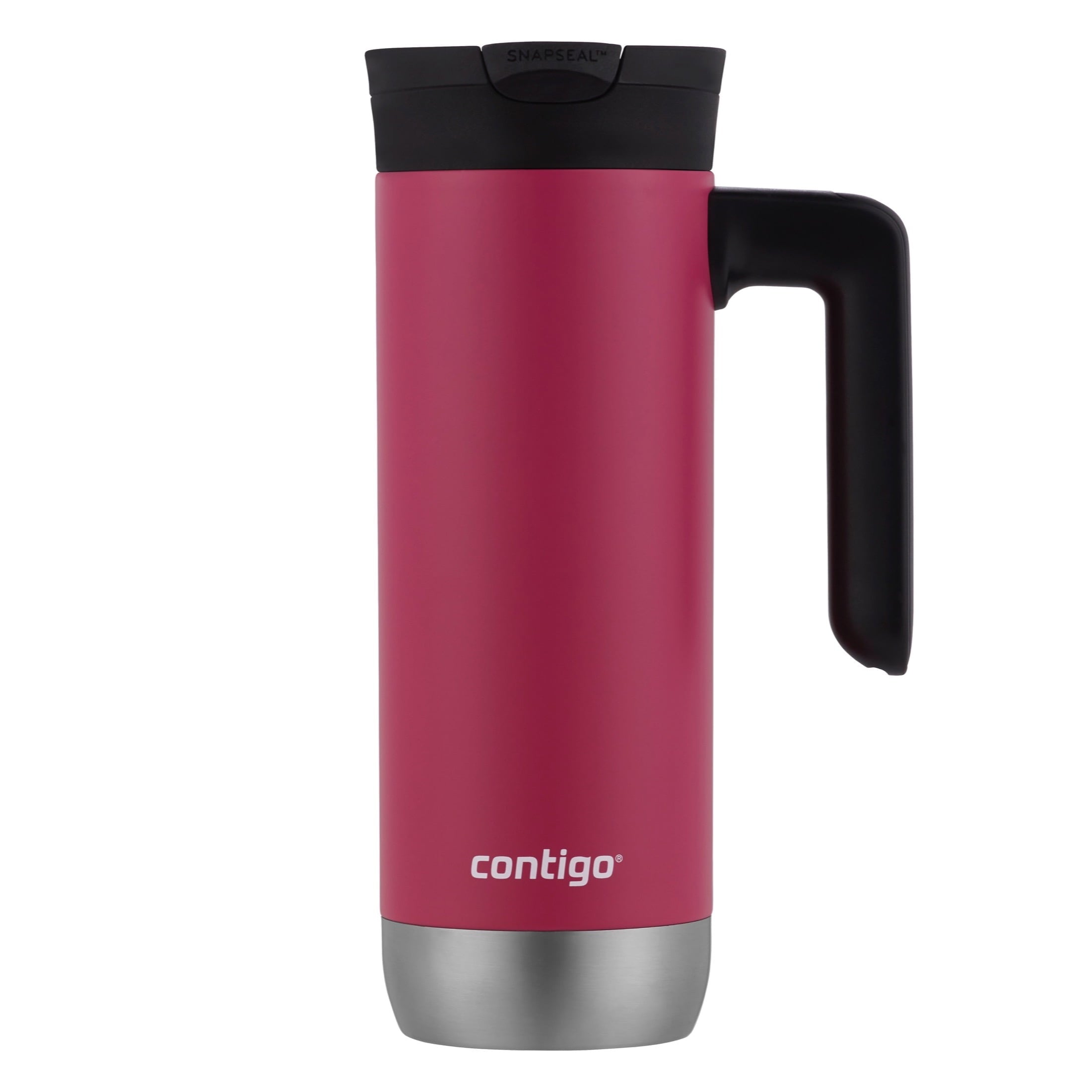 Contigo Huron 2.0 Stainless Steel Travel Mug with SNAPSEAL Lid and Handle in Black, 20 fl oz. M05E