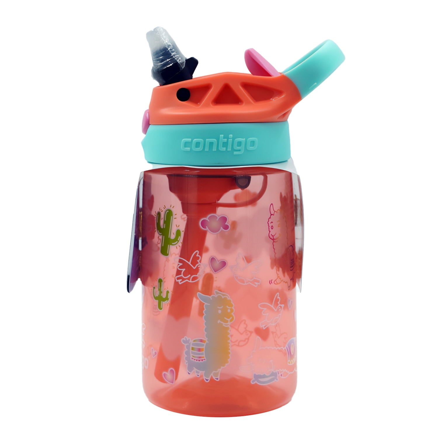Contigo Kids Water Bottle with Redesigned AUTOSPOUT Straw, 14 oz, Grape Forest Haven M03H