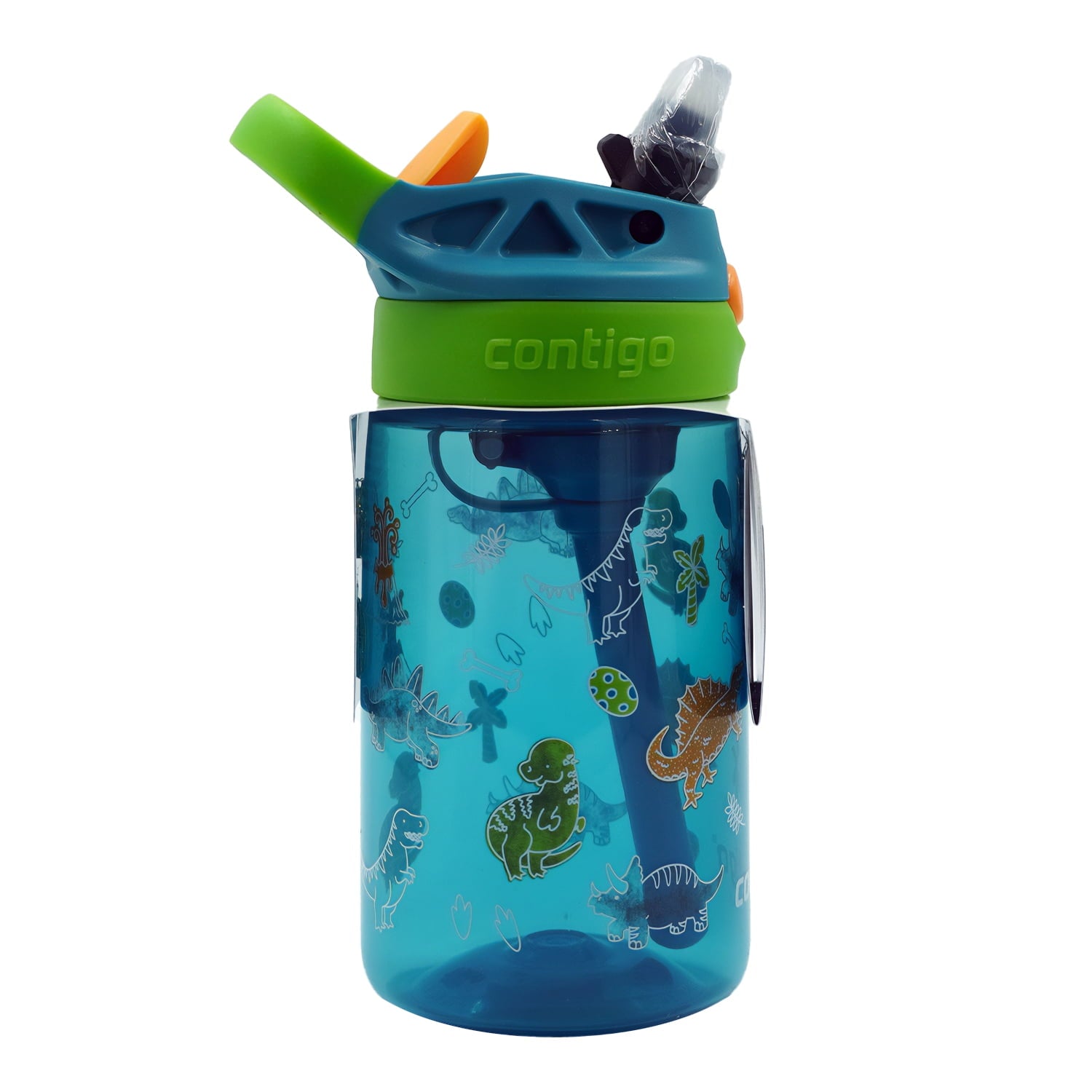 Contigo Kids Water Bottle with Redesigned AUTOSPOUT Straw, 14 oz, Grape Forest Haven M03H