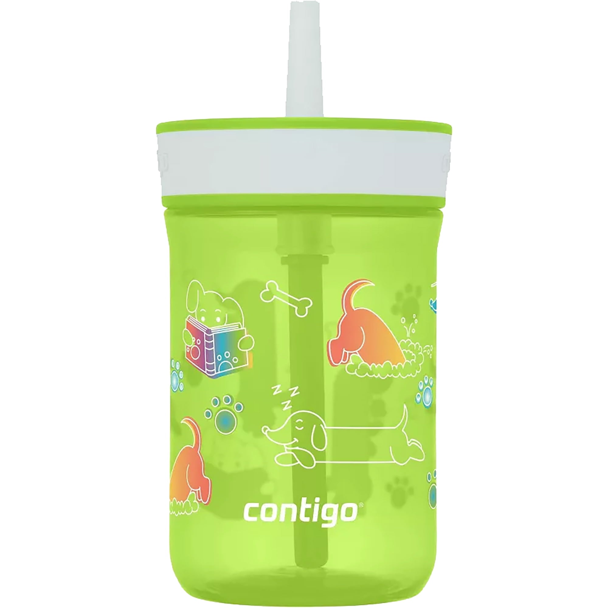 Contigo Kid's 14 oz. Leighton Tumbler with Straw - Juniper/Blue Forest M118A