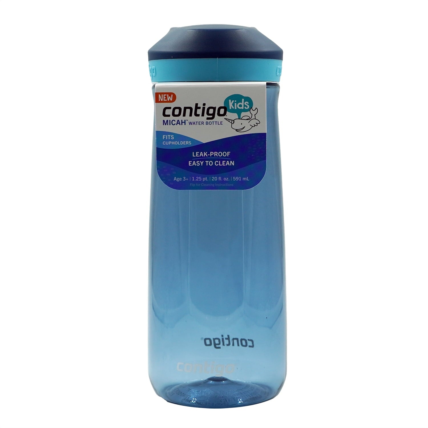 Contigo Kid's 20 oz. Micah Water Bottle w/ Simple Lid - Pineapple/Cool Lime M46C