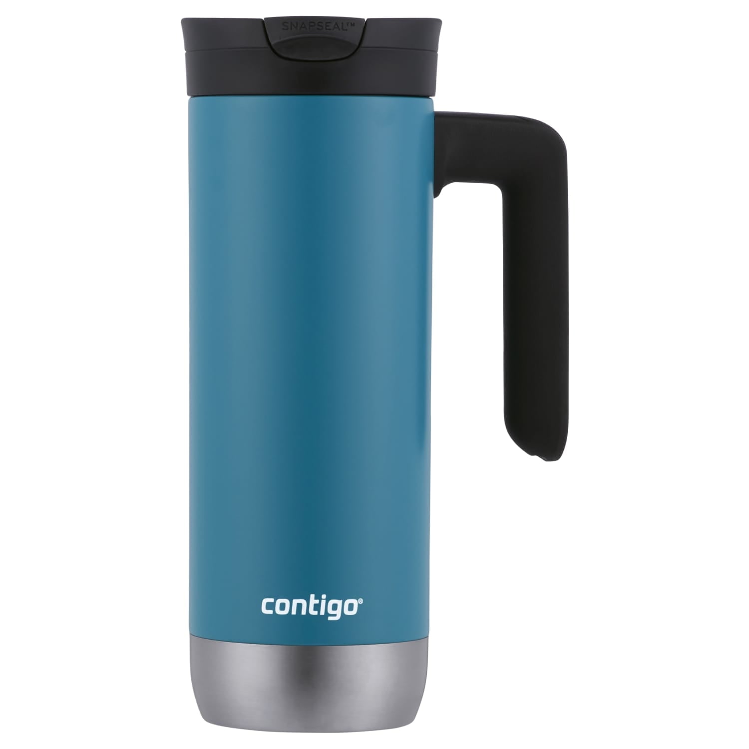 Contigo Huron 2.0 Stainless Steel Travel Mug with SNAPSEAL Lid and Handle in Black, 20 fl oz. M05E