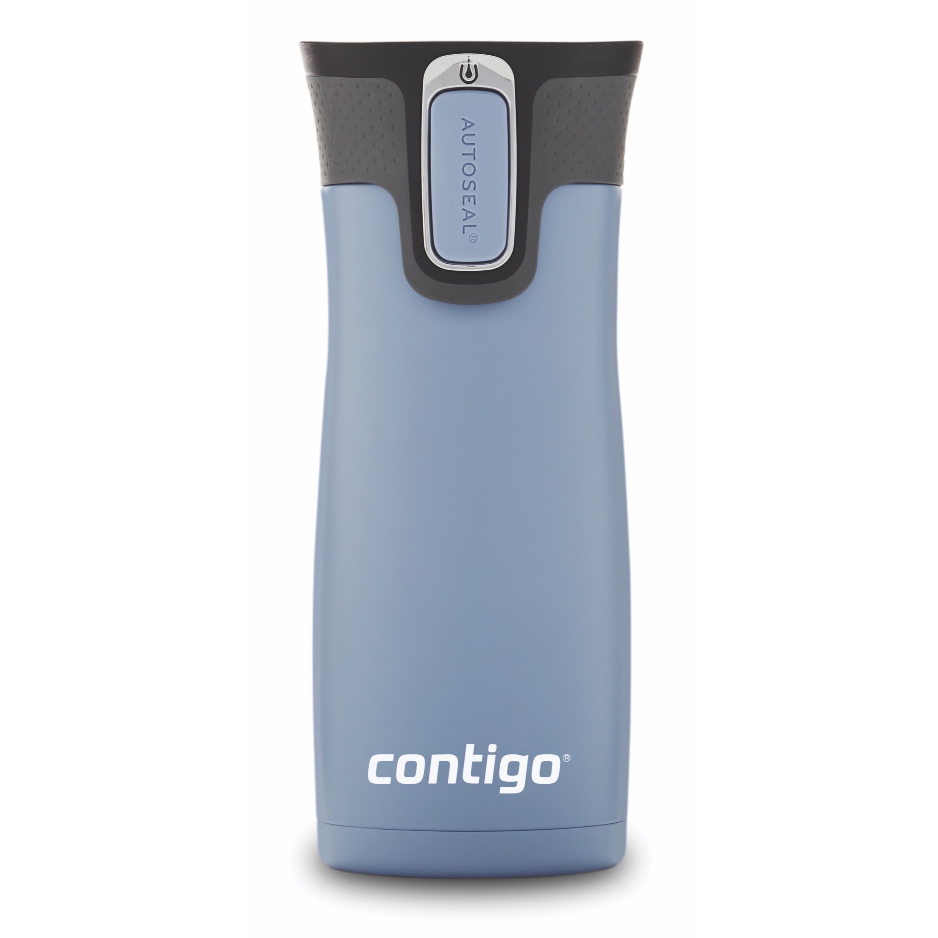 Contigo AUTOSEAL West Loop 2.0 Travel Mug, 16 oz., Stainless Steel with Black Button M98Z