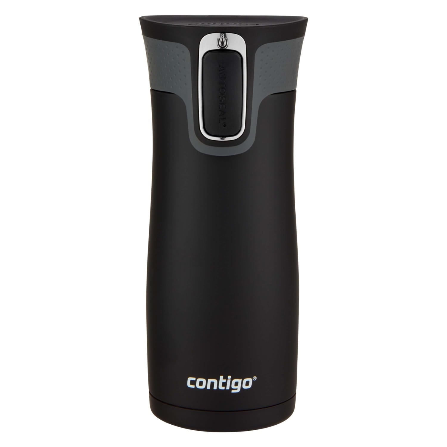 Contigo AUTOSEAL West Loop 2.0 Travel Mug, 16 oz., Stainless Steel with Black Button M98Z