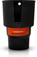 Cup Holder Expander - Fits Hydro Flasks 32/40 oz, Nalgene,  &amp; Large Bottles up to 3.8  Wide - for  up to 3.2  Wide - Black M226N
