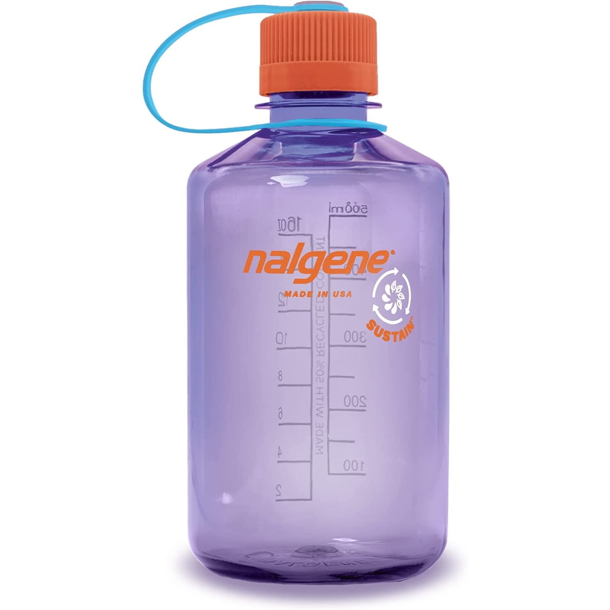 Nalgene Sustain 16 oz. Narrow Mouth Water Bottle - Cornflower Blue M141E