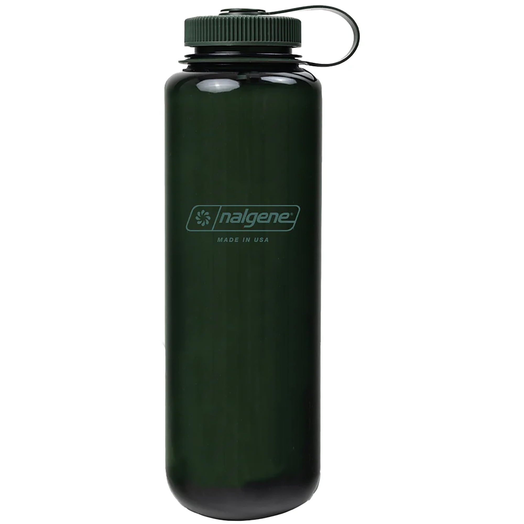 Nalgene Sustain Tritan BPA-Free Water Bottle Made with Material Derived from 50% Plastic Waste (using ISCC certified mass balance), 48 OZ, Wide Mouth, Blue M147M