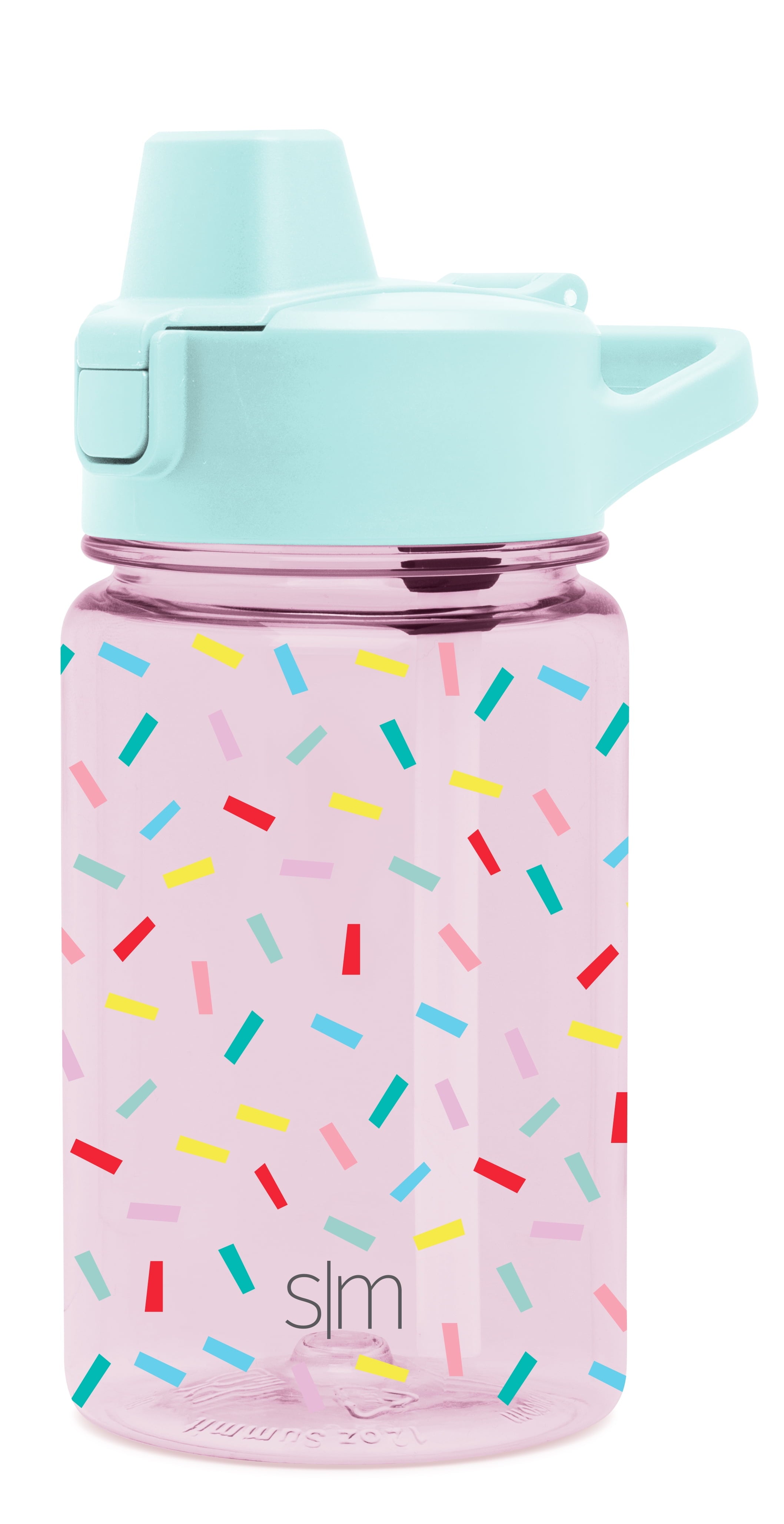 Simple Modern 12 fl oz Reusable Tritan Summit Water Bottle with Silicone Straw Lid | Birthday Cake M404Q
