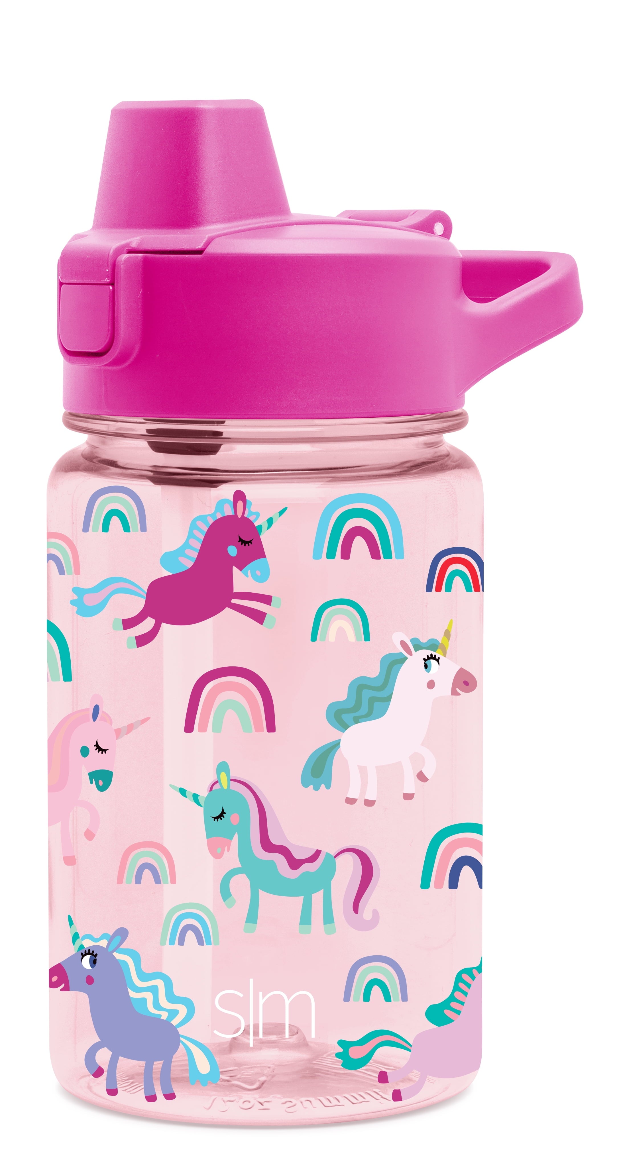 Simple Modern 12 fl oz Reusable Tritan Summit Water Bottle with Silicone Straw Lid | Birthday Cake M404Q