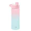 Simple Modern 18 fl oz Insulated Stainless Steel Summit Water Bottle with Covered Silicone Straw Lid | Sweet Taffy M395V