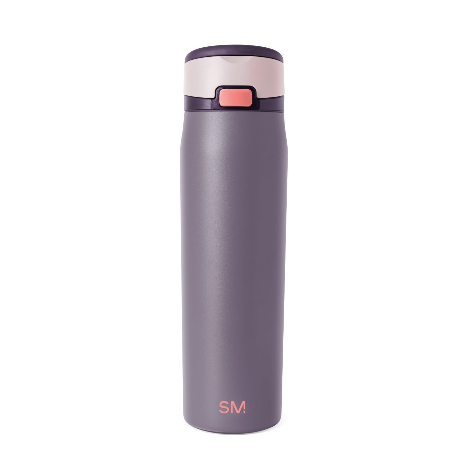 Simple Modern 24oz Mesa Loop Water Bottle with Covered Spout | Pink Champagne M409R