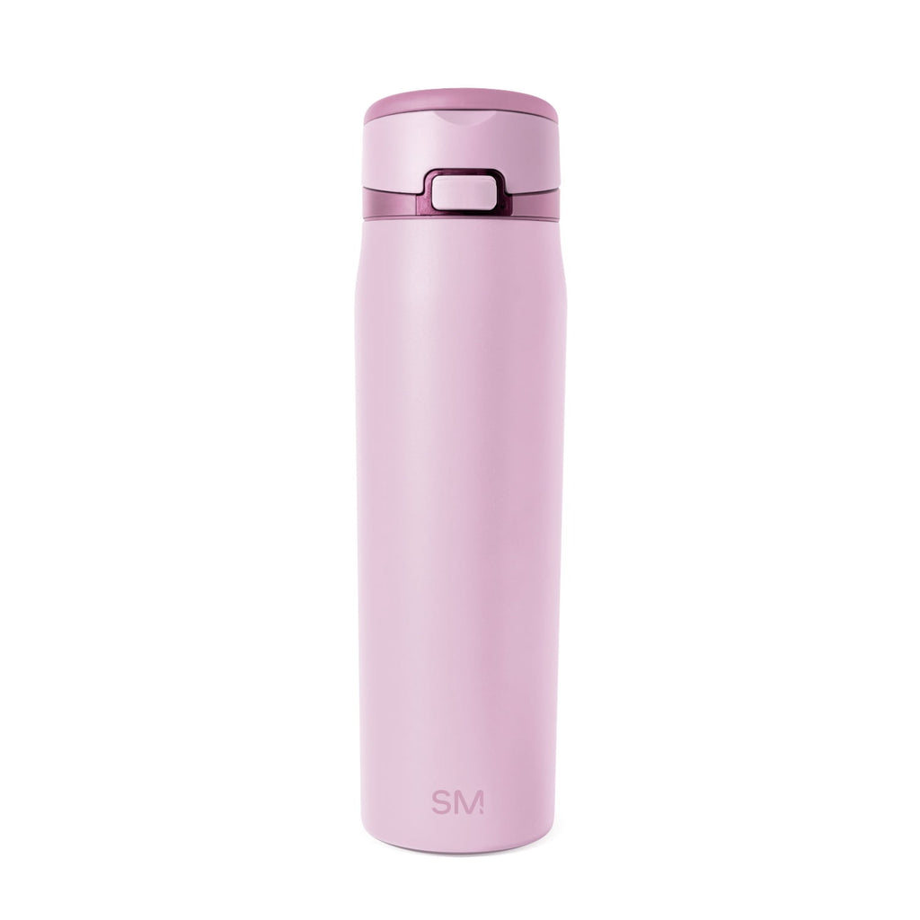 Simple Modern 24oz Mesa Loop Water Bottle with Covered Spout | Pink Champagne M409R
