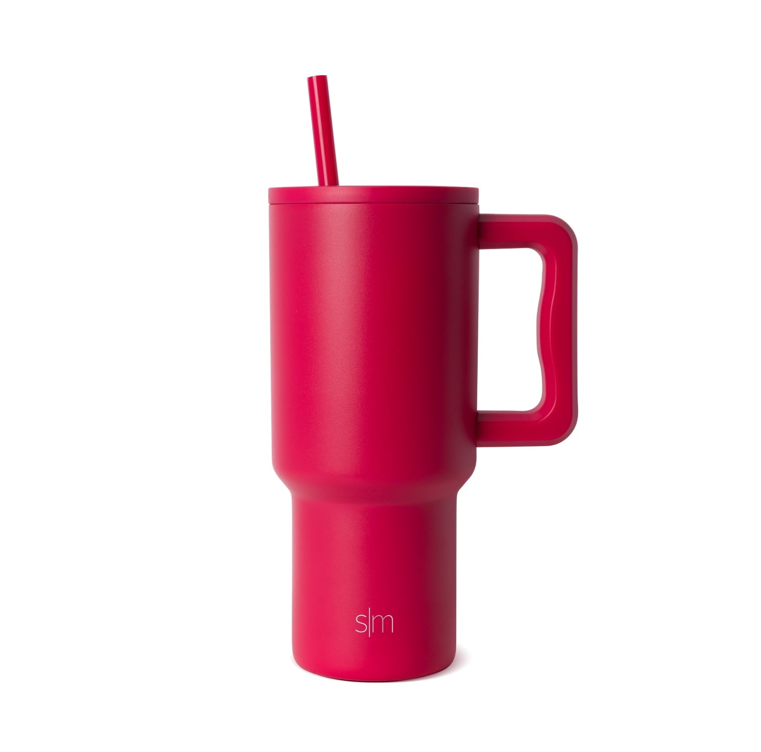 Simple Modern 30 fl oz Insulated Stainless Steel Trek Tumbler with Straw Lid | Seaglass Sage and Cream Checkmate M690W