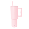 Simple Modern 40 fl oz Insulated Stainless Steel Trek Tumbler with Straw Lid | Blush M392N