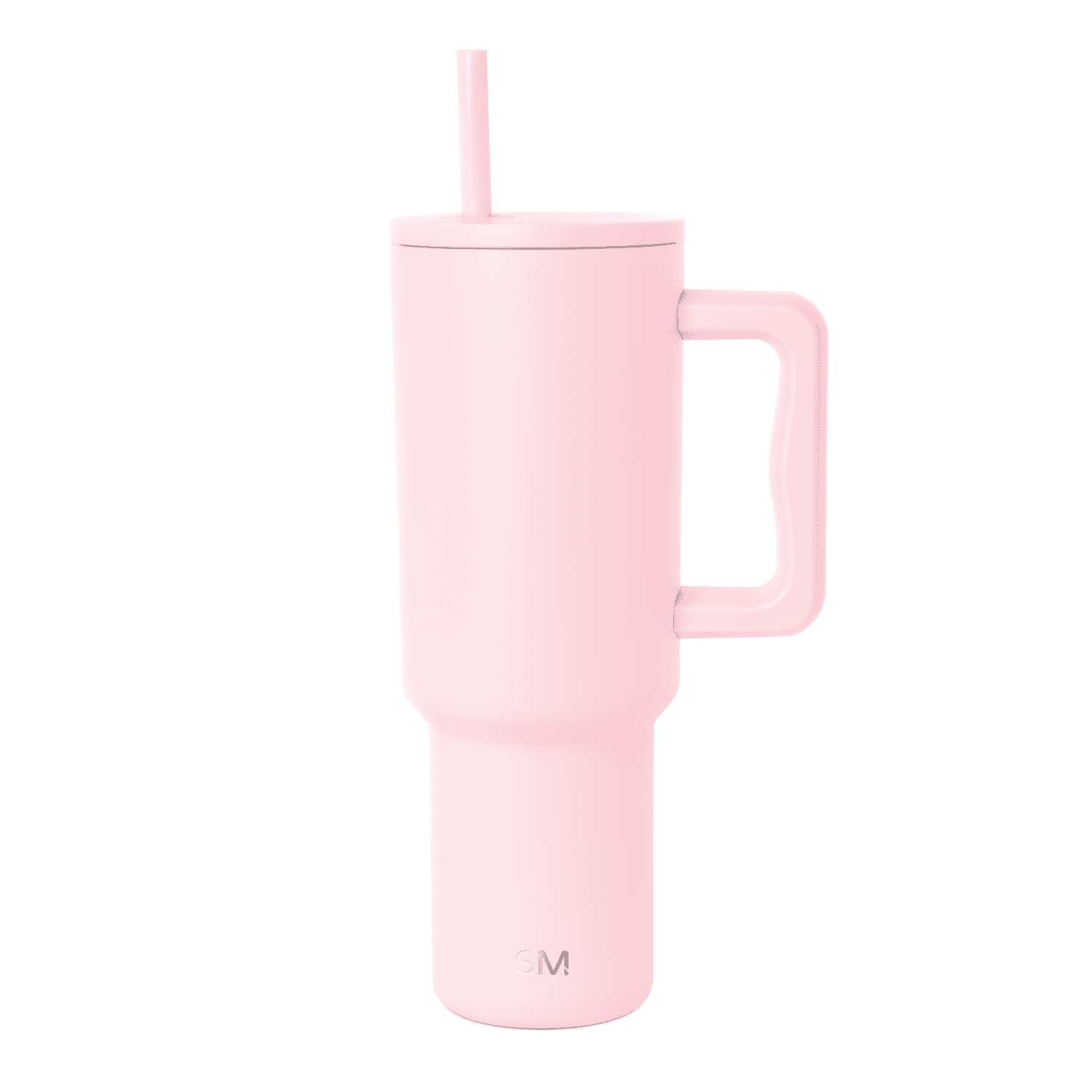 Simple Modern 40 fl oz Insulated Stainless Steel Trek Tumbler with Straw Lid | Blush M392N