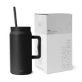 Simple Modern 50 fl oz Insulated Stainless Steel Trek Tumbler with Straw Lid | Midnight Black M406G
