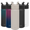 Simple Modern Summit Water Bottle Straw Lid Vacuum Insulated Stainless Steel Bottle | 18 fl oz M685T