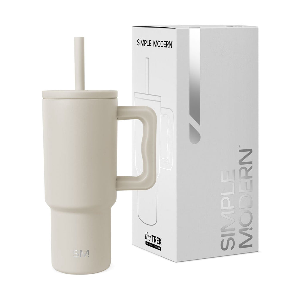 Simple Modern 24oz Trek Tumbler with handle and Silicone Straw Lid | Asteroid M411J